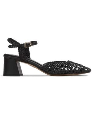 Souliers Martinez Gewebte Pumps - Weiß