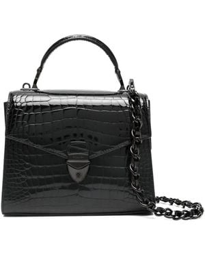 Aspinal of London Midi Mayfair 2 Tote Bag - Black