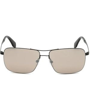 adidas Rectangle-Frame Sunglasses - Natural