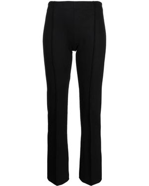 Rosetta Getty Stovepipe Straight-Leg Trousers - Black