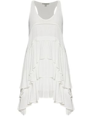 AllSaints Cavalry Ruffle-Detail Tiered Dress - White