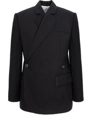CuAnna Lima Double-Breasted Blazer - Black