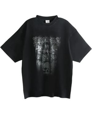 Vetements Cotton T-Shirt - Black