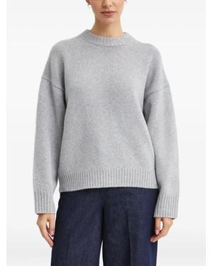Theory Pullover Mit Rundem Ausschnitt - Grau
