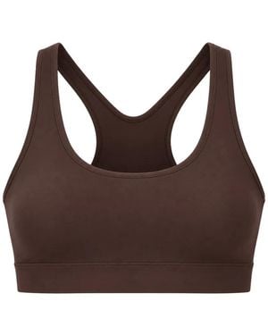 The Upside Peached Jade Racerback Sports Bra - Brown