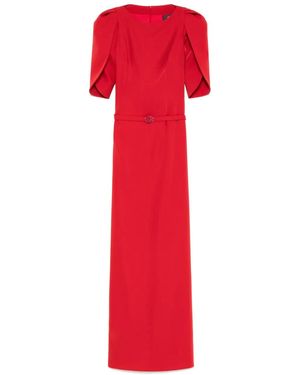 Cristallini Blanca Maxi Dress - Red