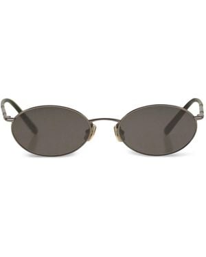 Brunello Cucinelli Geometric Timeless Reflections Sunglasses - Grey