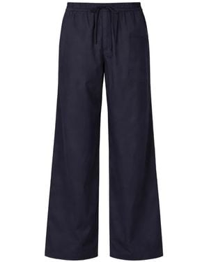 Officine Generale Drawstring Trousers - Blue