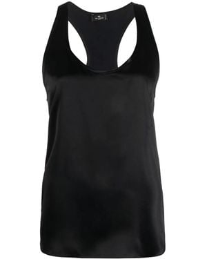 Etro Racerback Vest Top - Black