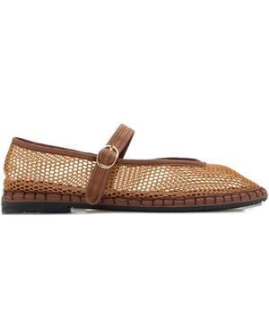 Flabelus Isabella Buckle Espadrille - Brown