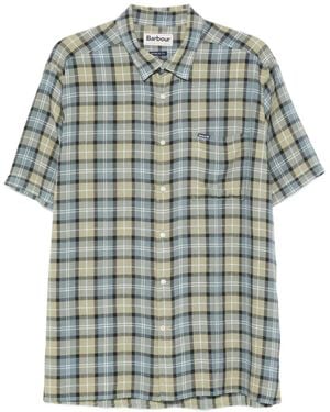 Barbour Midfield Tartan Shirt - Grey