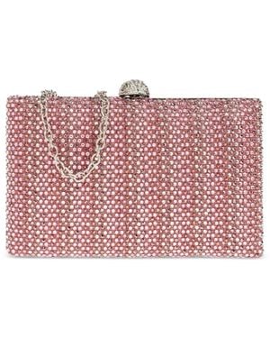 Kurt Geiger Crystal Kensington Clutch Bag - Red