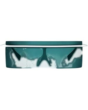Pierre Cardin Evolution5 Geometric-Frame Sunglasses - Green
