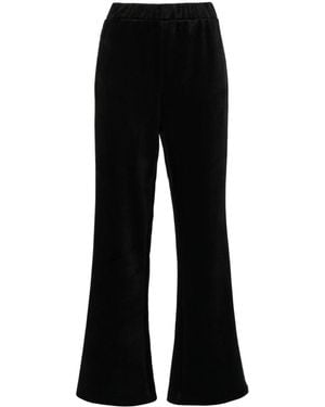 Chocoolate Logo-Embroidered Trousers - Black