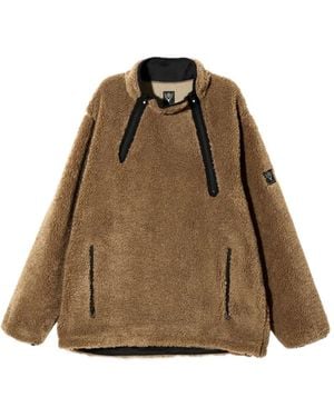 South2 West8 Double-Zip Fleece Jacket - Natural