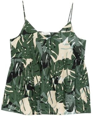 Marc O' Polo Top Con Scollo A V - Verde