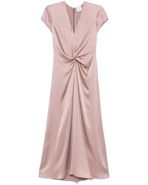 Alysi Satin Maxi Dress - Pink