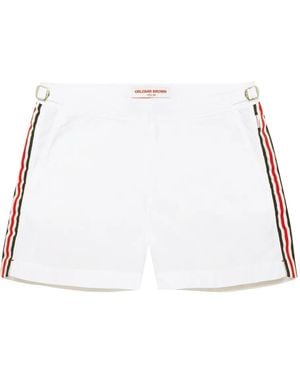 Orlebar Brown Side-Strap Swim Shorts - White