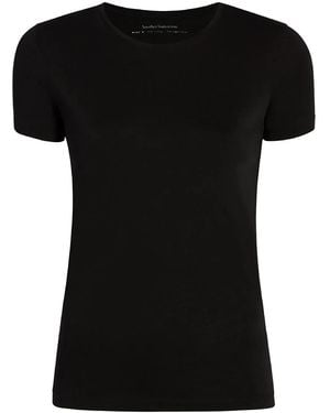 Another Tomorrow Crew-Neck Organic Cotton T-Shirt - Black