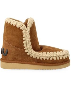 Mou Eskimo 18 Glitter-Logo Boots - Brown