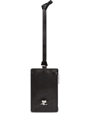 Courreges Zipped Cardholder - White