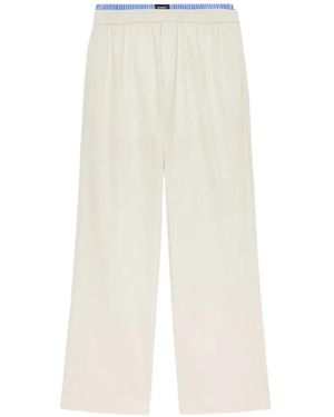MSGM Jogginghose Mit Elastischem Bund - Weiß