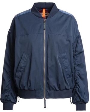 Parajumpers Ruched Bomber Jacket - Blue