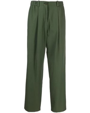 KENZO Elasticated Waist Trousers - Green