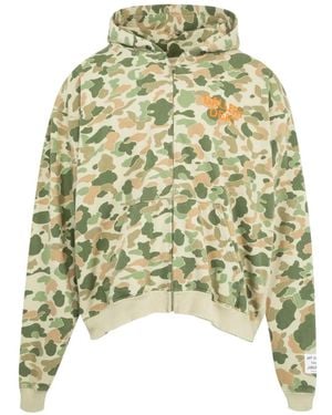 GALLERY DEPT. Sudadera con capucha y cremallera - Verde