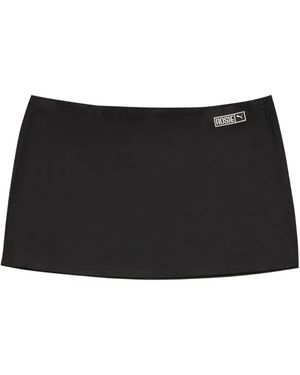 PUMA X Rosé Logo-Patch Mini Skirt - Black