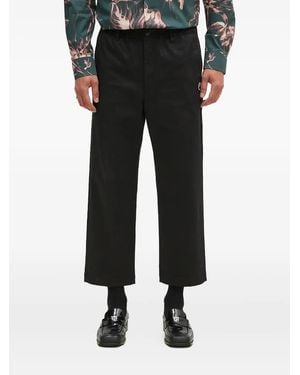 A Bathing Ape Logo-Appliqué Pants - Black
