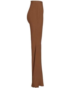 Taller Marmo Mae Flared Trousers - Brown