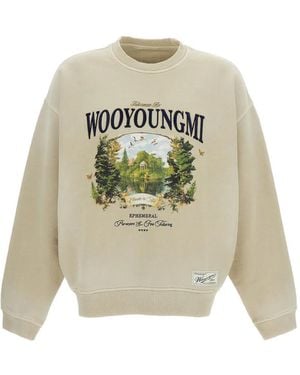 WOOYOUNGMI Garden Graphic Sweatshirt - White