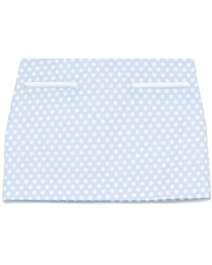 ROWEN ROSE Minigonna A Pois - Blu