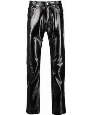 Courreges Vinyl Trousers - Black
