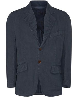 Vivienne Westwood Gathered Lapels Blazer - Blue