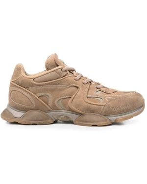 Axel Arigato Panelled Suede Trainers - Natural
