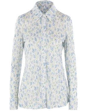 Loewe フローラル シャツ - ブルー