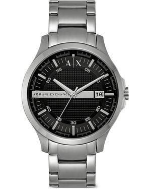 ARMANI EXCHANGE Three-Hand 46Mm Watch - Black