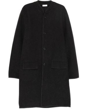 Rier Walker Felted Coat - Black
