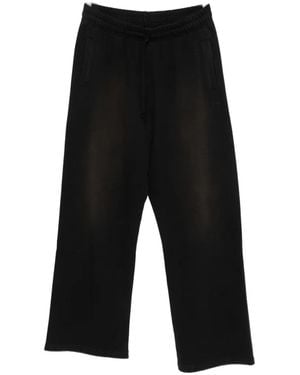 Arte' Drawstring Track Trousers - Black
