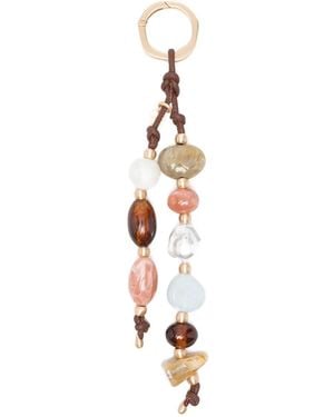 Cult Gaia Mercier Sleutelhanger Met Kralen - Wit