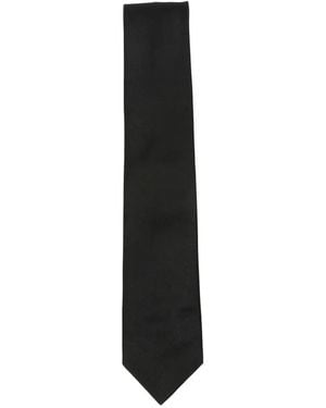 Errico Formicola Pointed Tie - Black