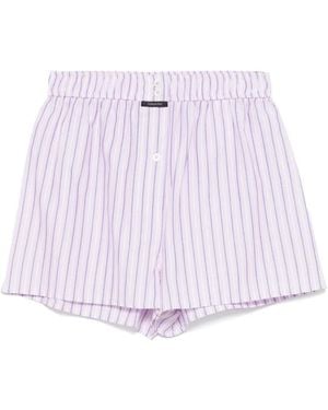 Patrizia Pepe Striped Boxers - White