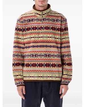 Polo Ralph Lauren Patterned Buttoned Sweater - Natural