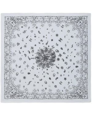 Zadig & Voltaire Paisley Scarf - Grey