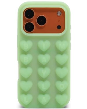 Bimba Y Lola Heart-Embossed Iphone 17 Pro Case - Green