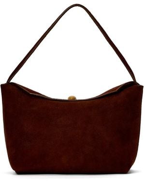 Christopher Esber Turnlock Suede Mini Bag - Viola