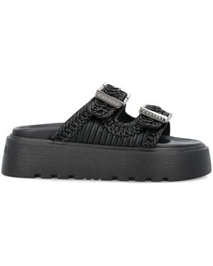 Casadei 'birky Ale' Slippers, - Black