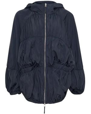 Enfold Raincloud Hooded Jacket - Blue